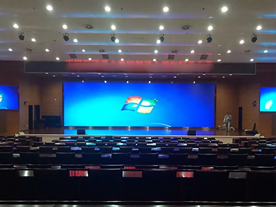 蓬江大型礼堂会议显示屏
